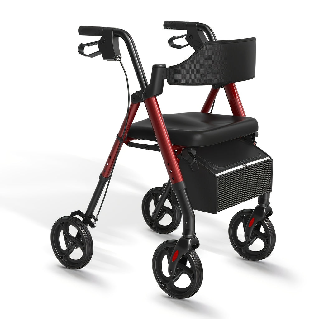 Senior Rollator Walker, Aluminium für Alltag und Zuhause – Detailansicht 3