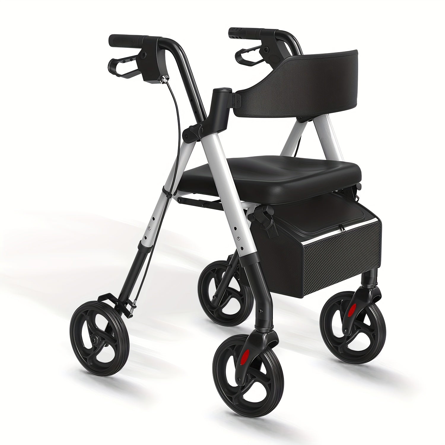 Senior Rollator Walker, Aluminium für Alltag und Zuhause – Detailansicht 17
