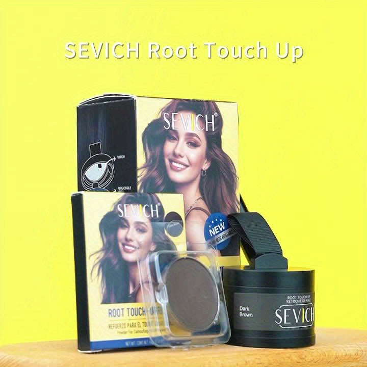 sevich Haaransatz-Puder-Set (Haarschatten-Puder, Normalpackung 4g + Nachfüllpackung 4g für Zuhause – Detailansicht 13