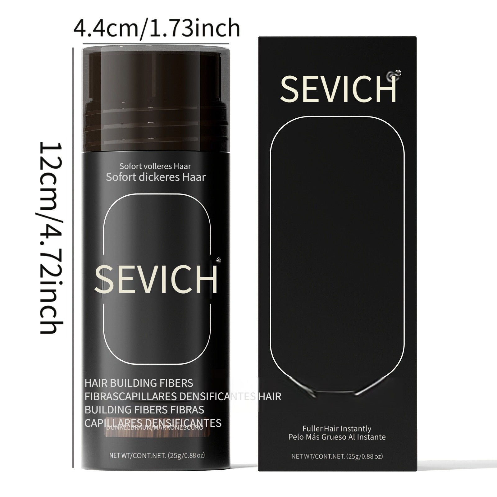 Sevich Haarverdichtungsfasern, 25g für Männer und Frauen – Detailansicht 9