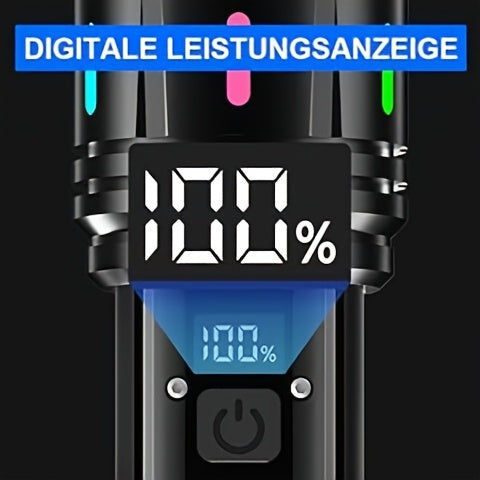 Shadowhawk Taschenlampe LED Wiederaufladbar, 5000mAh für Alltag und Notfälle im Freien – Detailansicht 4
