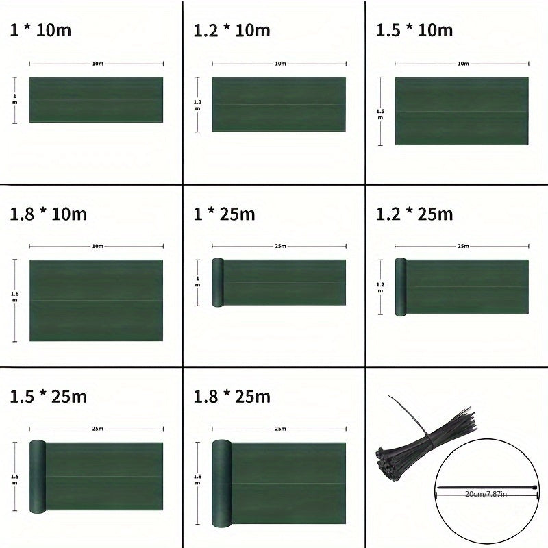 Sichtschutz, 100cm für Garten und Balkon – Detailansicht 13