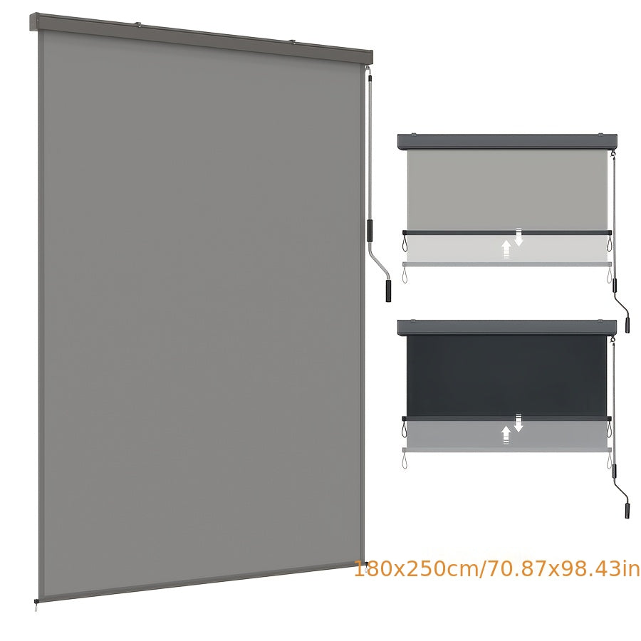 Sichtschutz, Aluminium für Garten und Balkon – Detailansicht 3