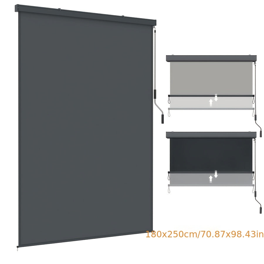 Sichtschutz, Aluminium für Garten und Balkon – Detailansicht 5