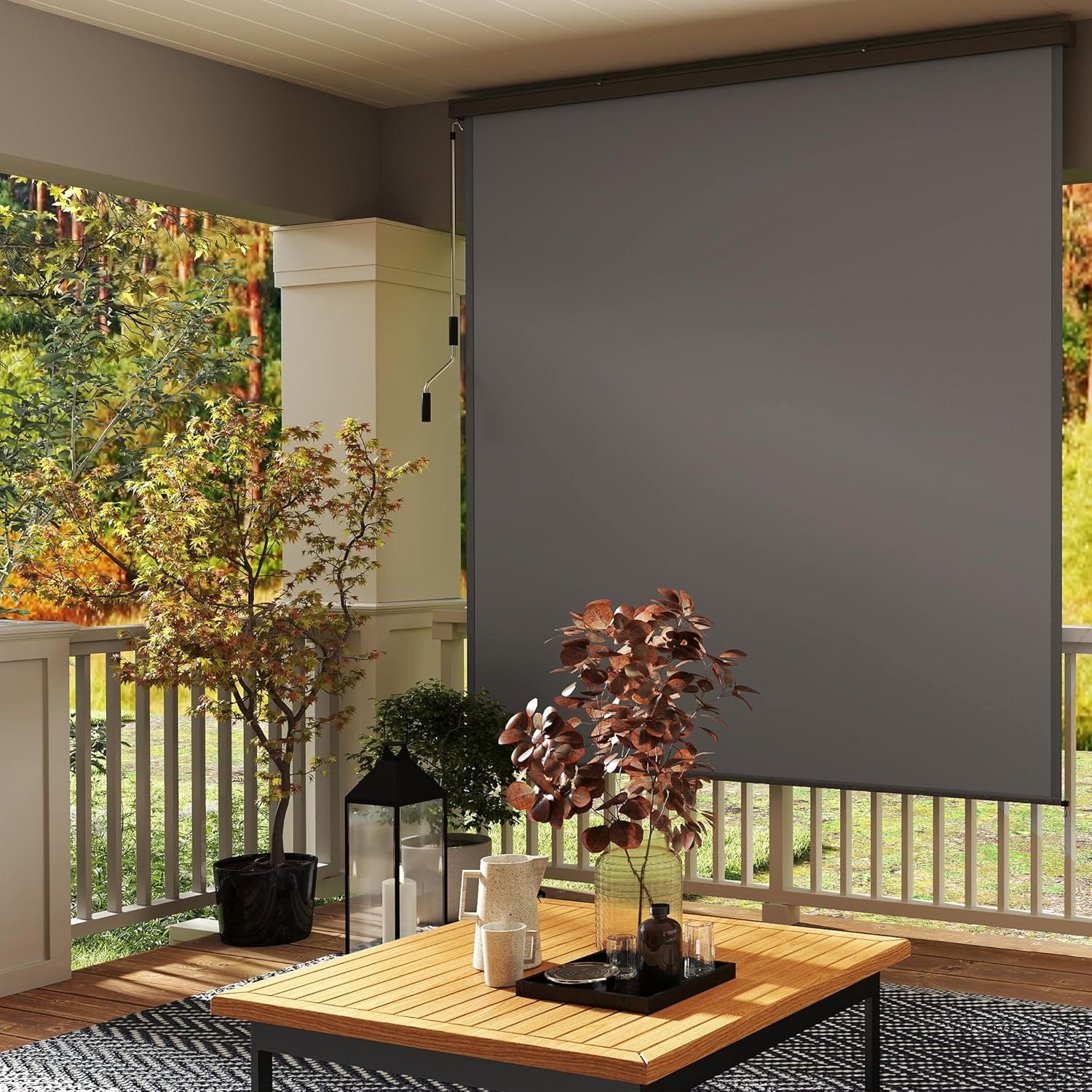 Sichtschutz, Aluminium für Garten und Balkon – Detailansicht 8