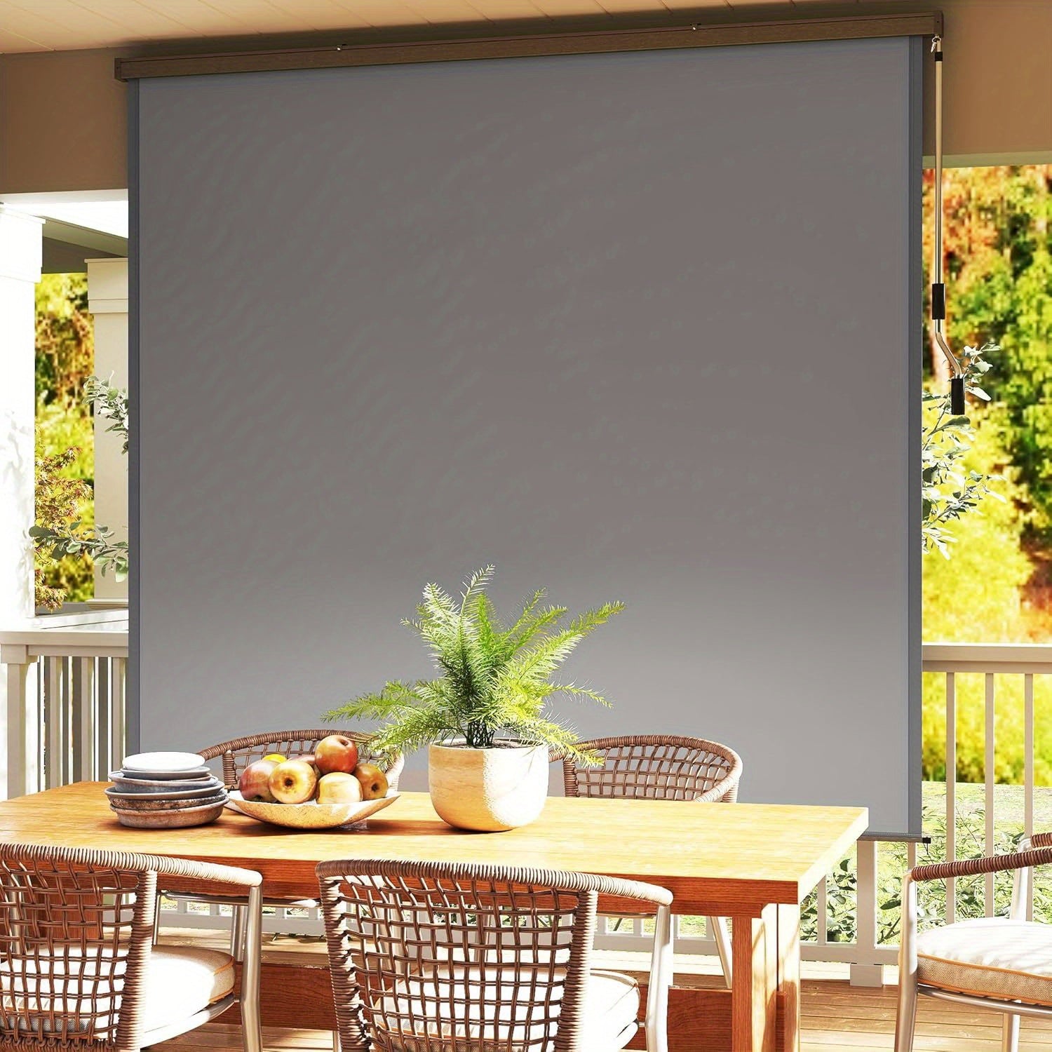 Sichtschutz, Aluminium für Garten und Balkon – Detailansicht 9