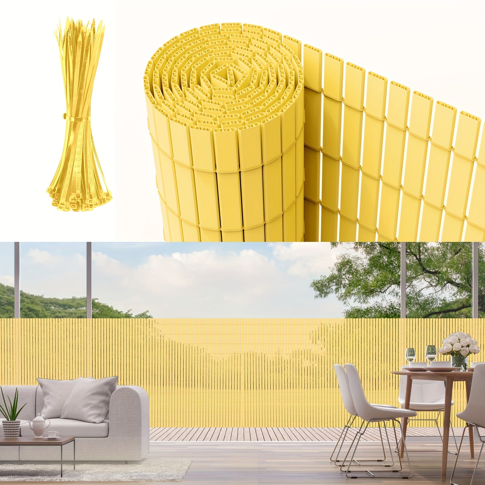 Sichtschutz, Anthrazit für Garten – Detailansicht 7