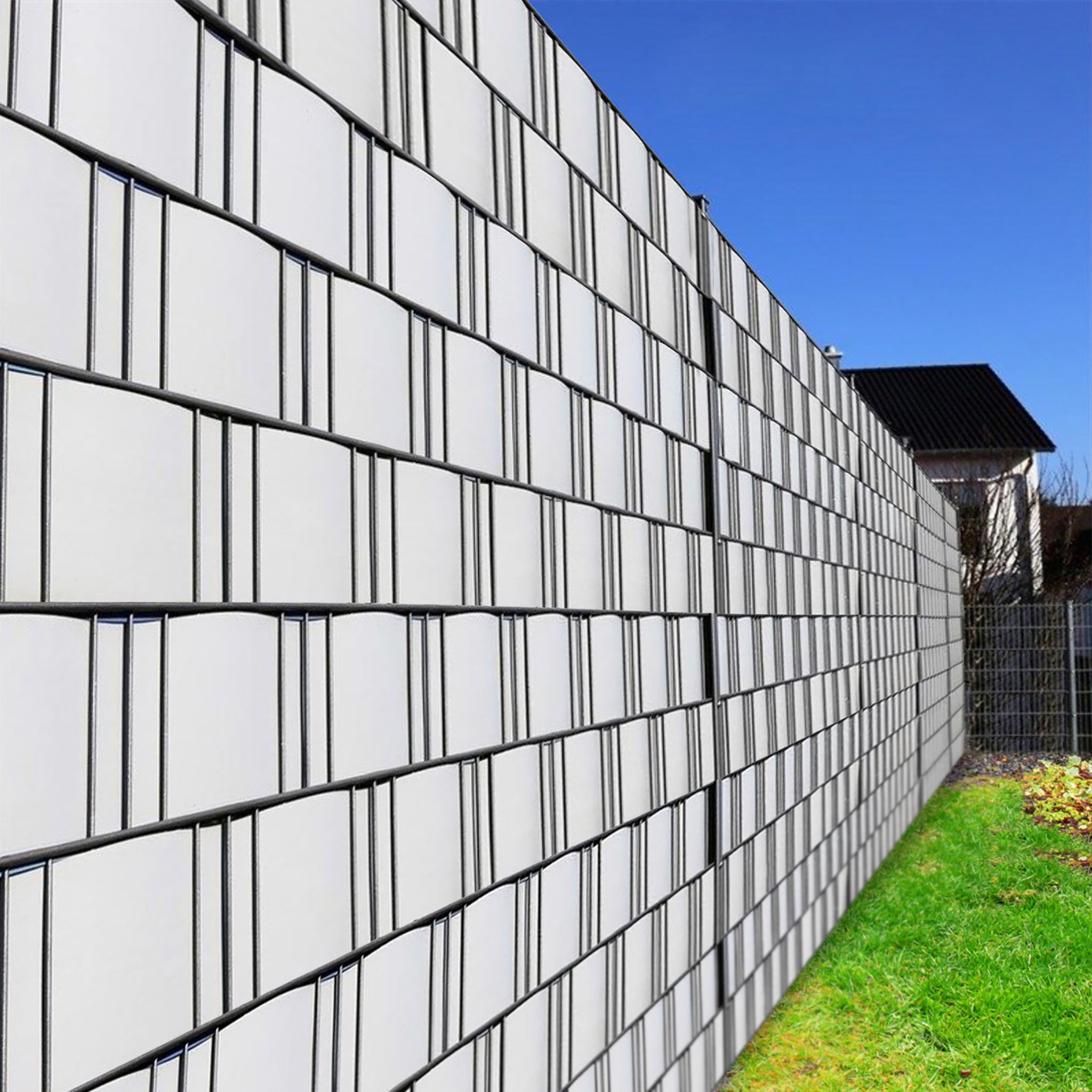 Sichtschutz, Anthrazit für Garten und Balkon – Detailansicht 7