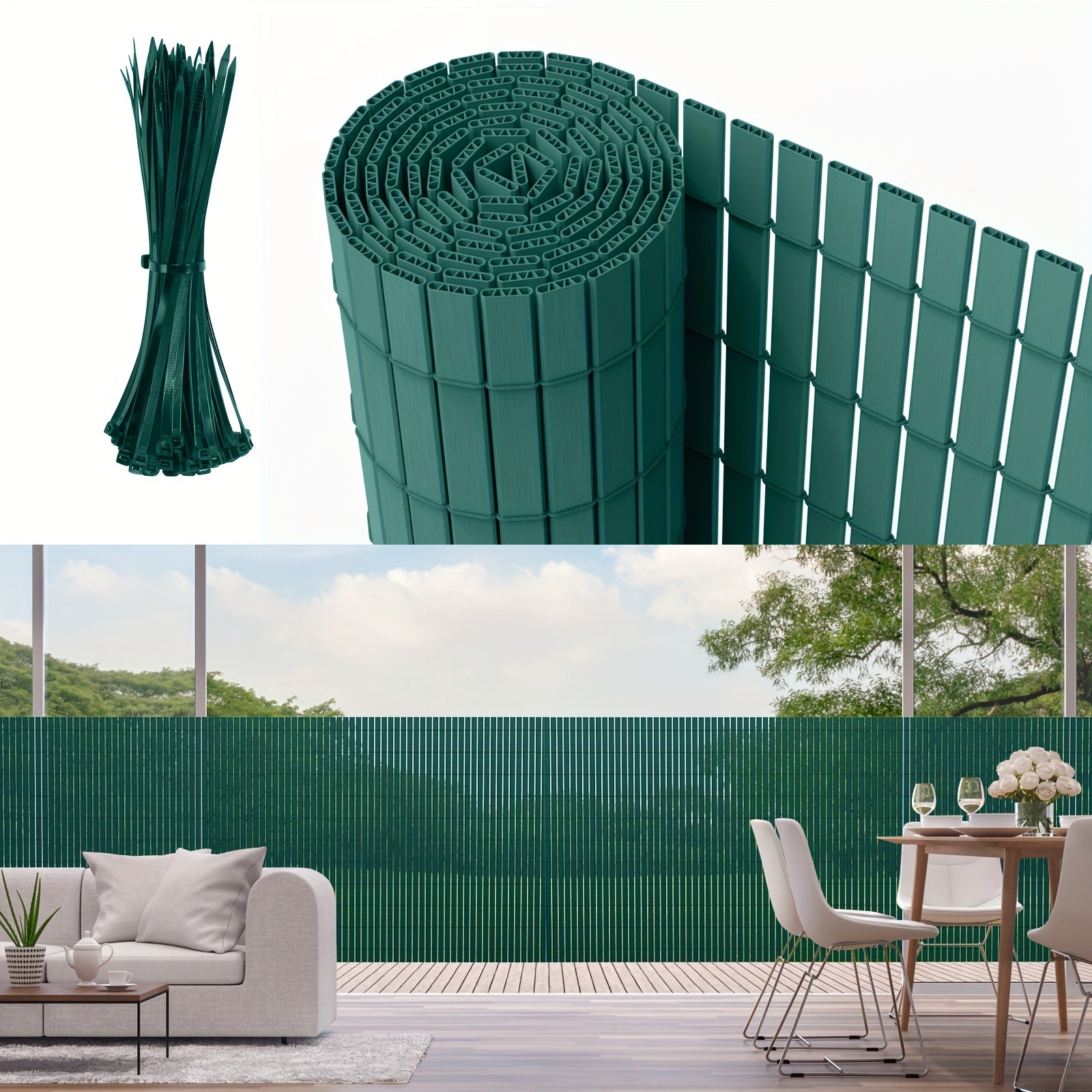 Sichtschutz, Grün für Balkon – Detailansicht 5