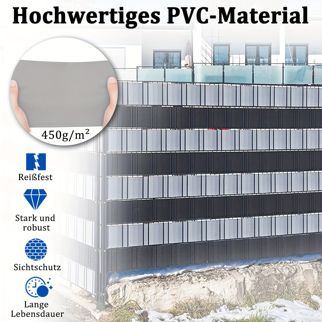 Sichtschutz, Hellgrau für Garten – Detailansicht 11