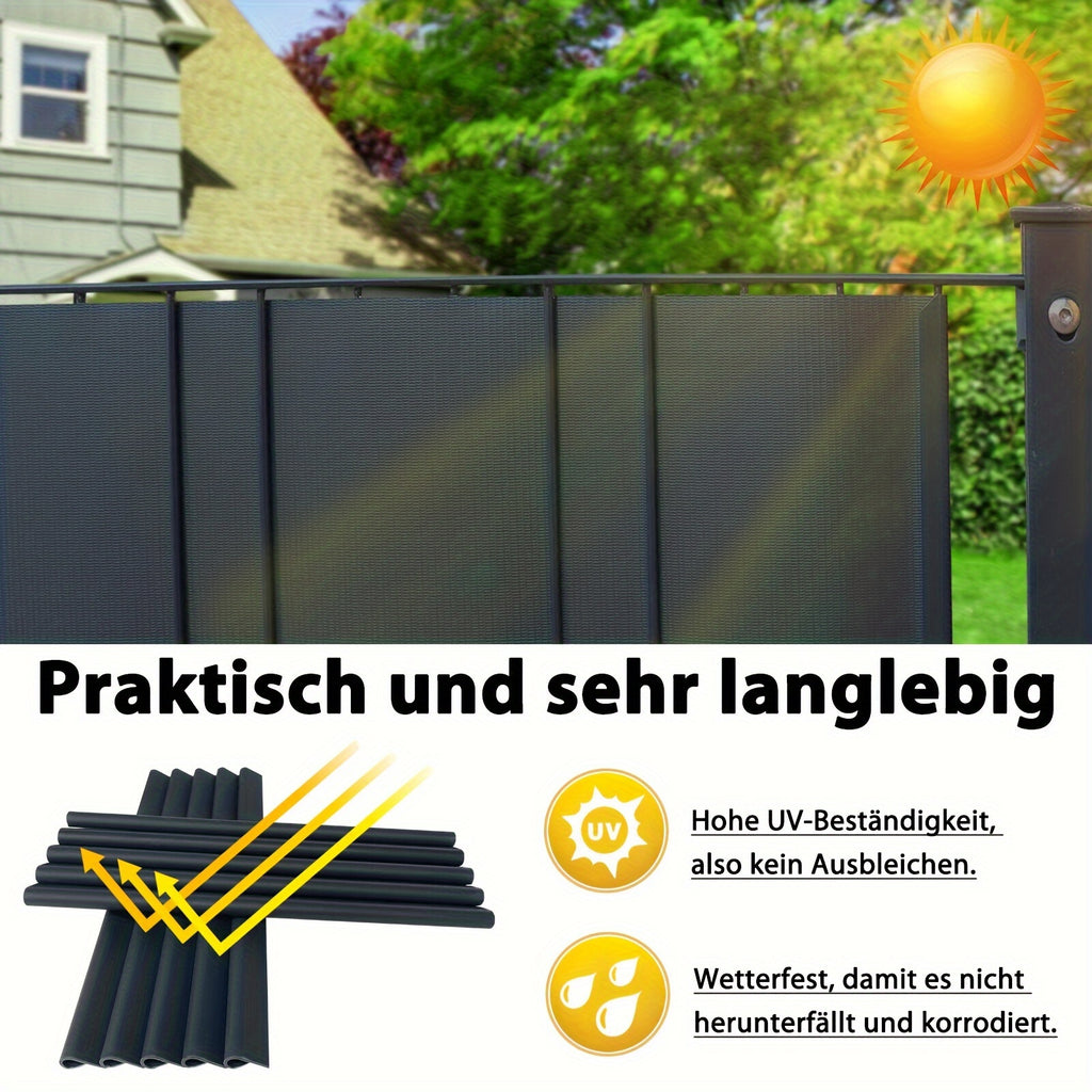 Sichtschutz, Hellgrau für Garten – Detailansicht 12