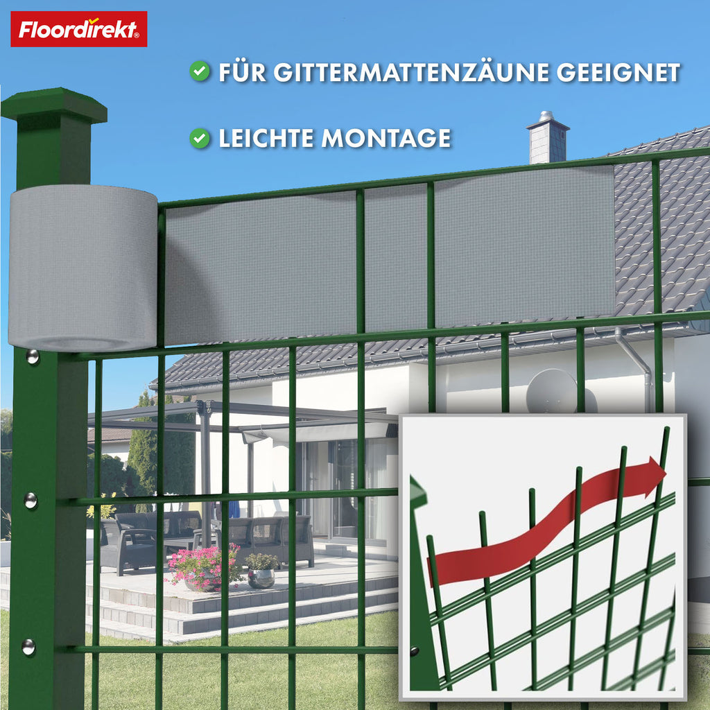 Sichtschutz, Kiesoptik für Balkon und Garten – Detailansicht 11