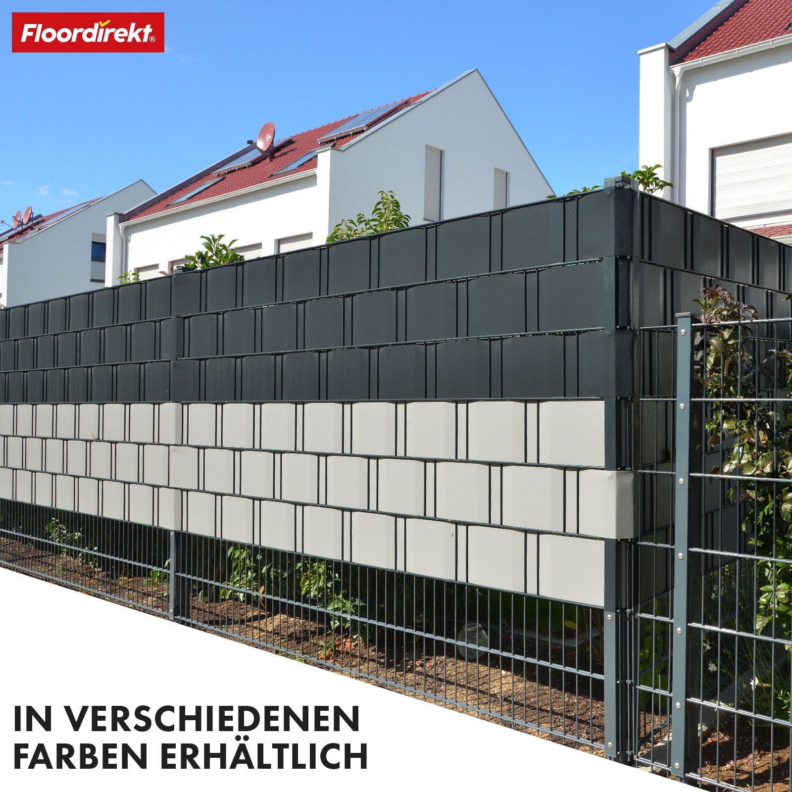 Sichtschutz, Kiesoptik für Balkon und Garten – Detailansicht 21