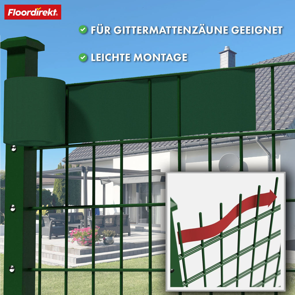 Sichtschutz, Kiesoptik für Balkon und Garten – Detailansicht 25