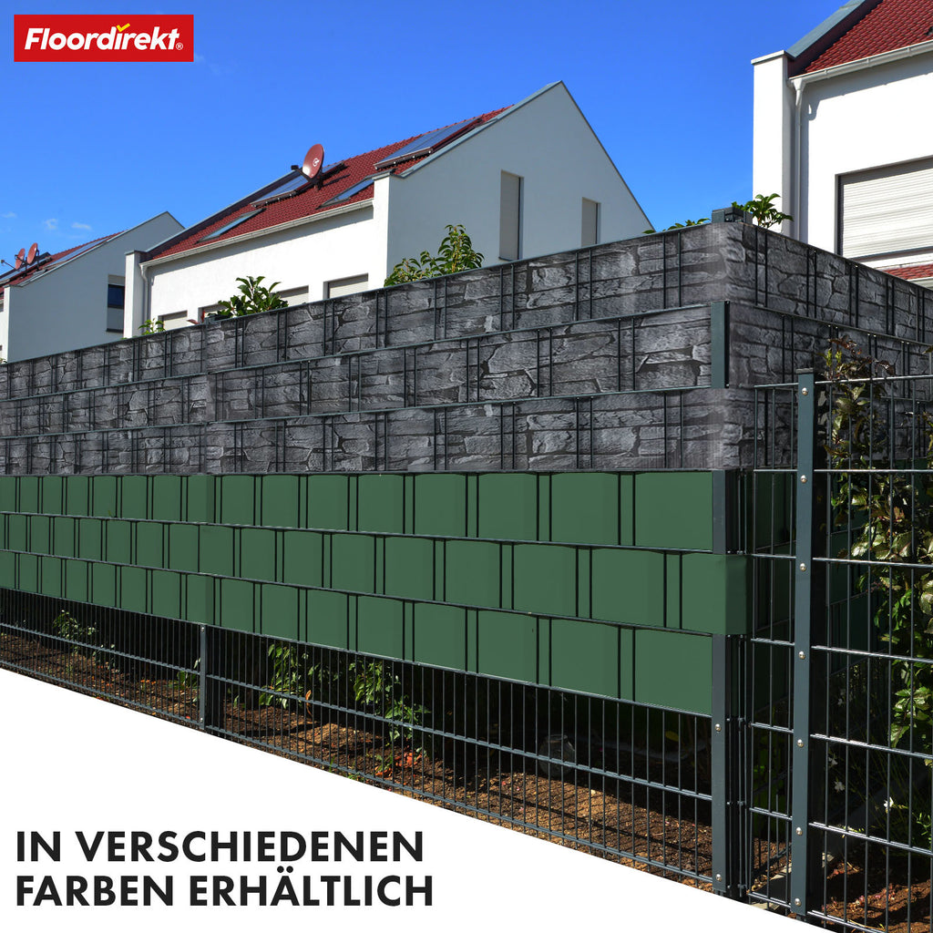 Sichtschutz, Kiesoptik für Balkon und Garten – Detailansicht 42