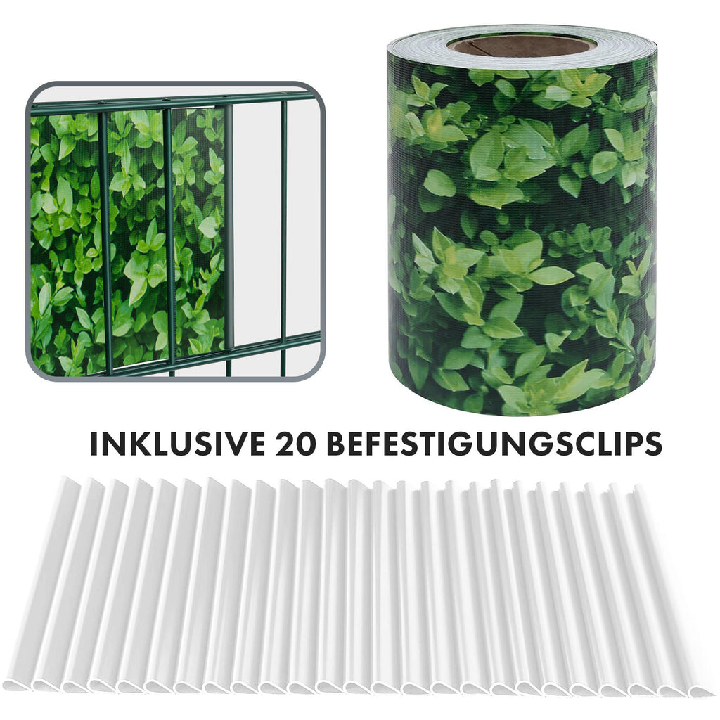 Sichtschutz, Kiesoptik für Balkon und Garten – Detailansicht 45