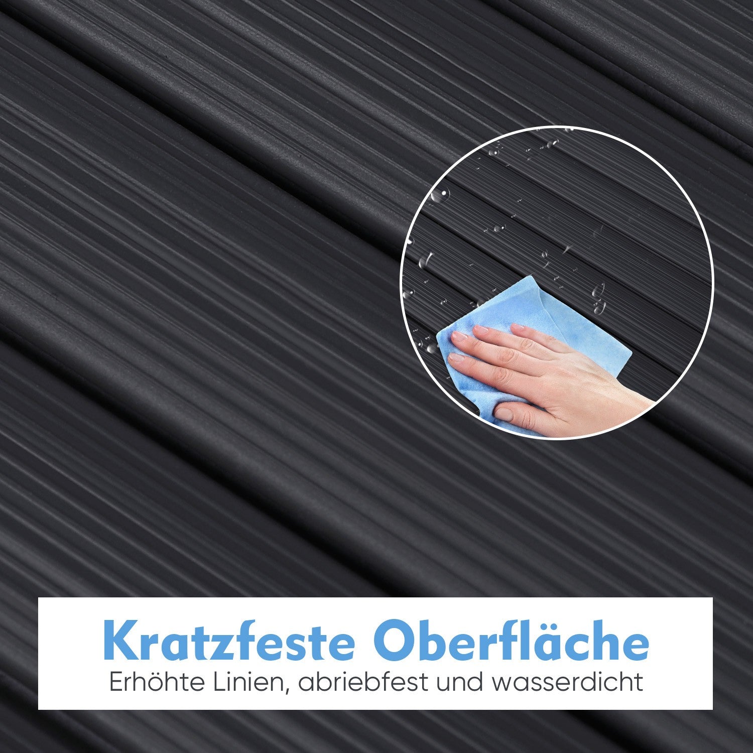 Sichtschutz, Kunststoff für Garten und Balkon – Detailansicht 11