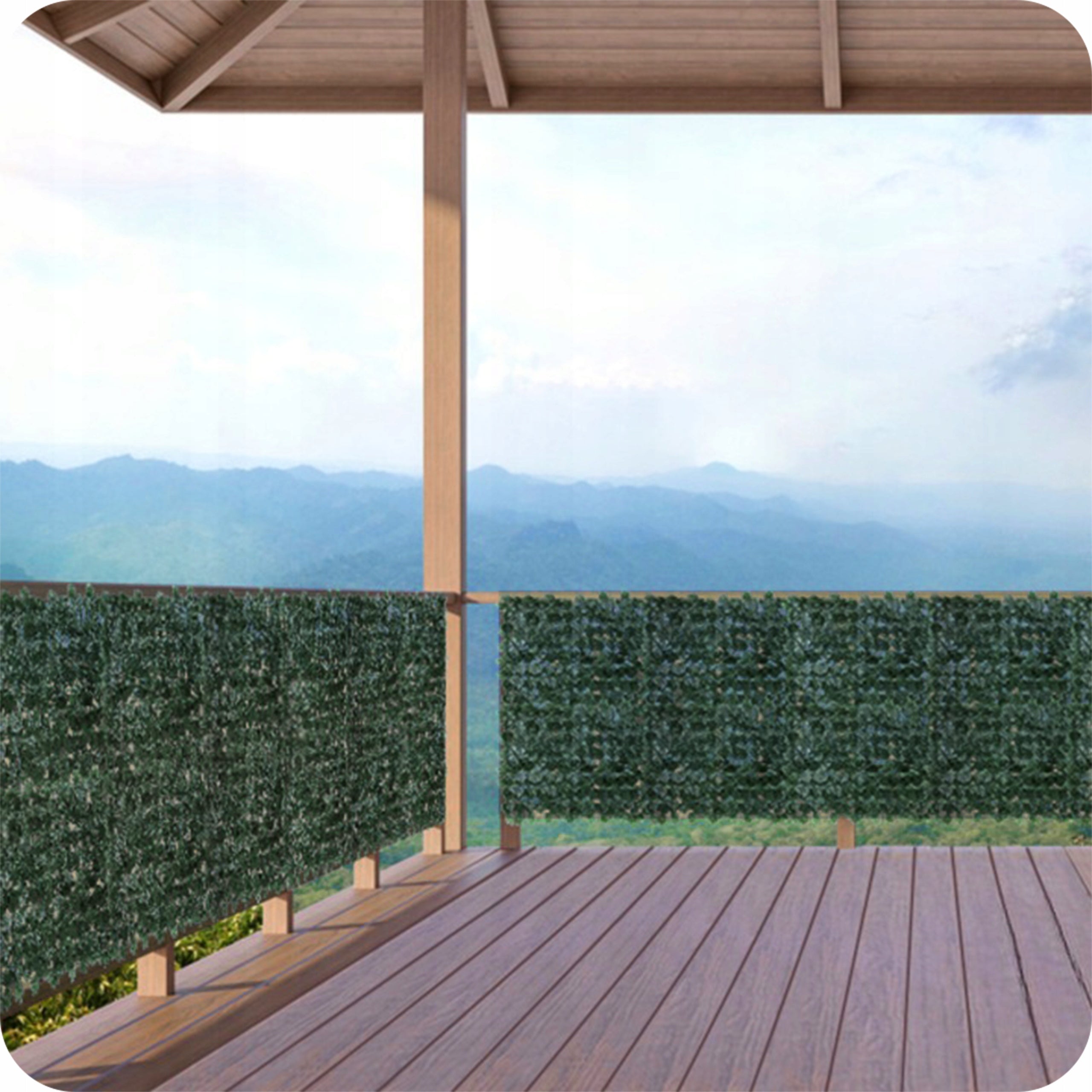 Sichtschutz, Menschen für Balkon und Garten – Detailansicht 3