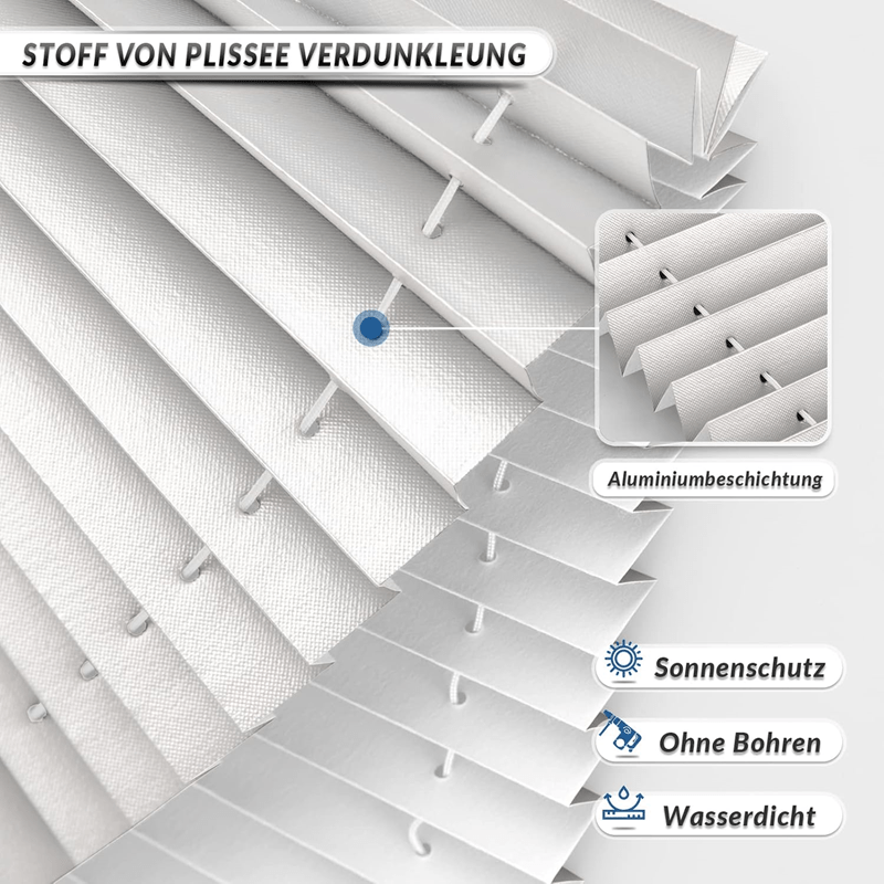 Sichtschutz, Silbergrau für Balkon und Terrasse – Detailansicht 4
