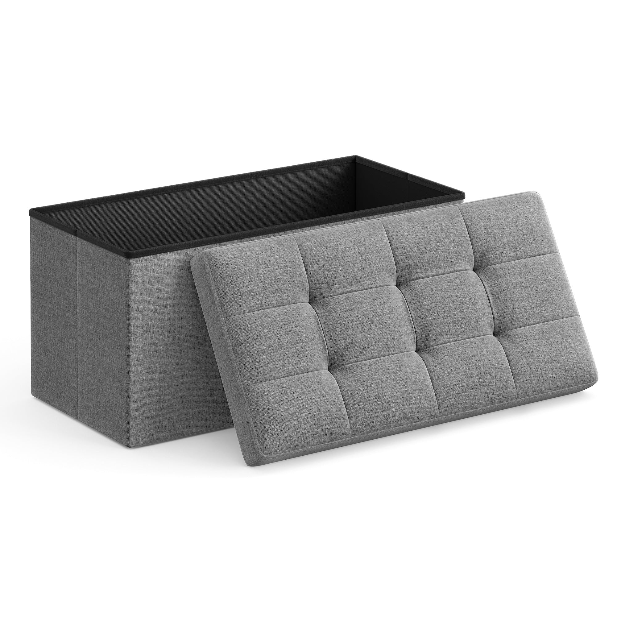 Sitzbank, Tintenschwarz für Schlafzimmer und Bett – Detailansicht 9