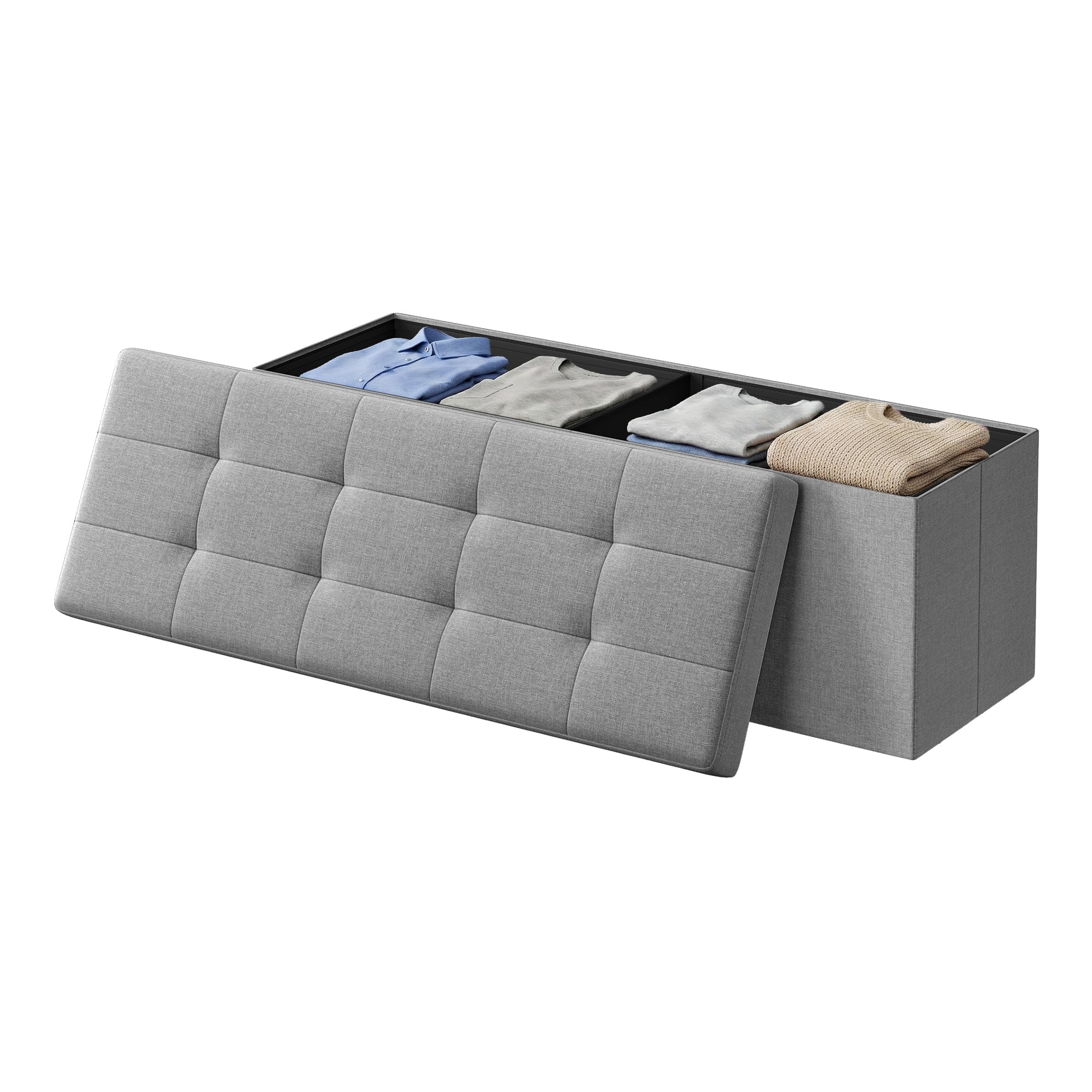 Sitzbank, Tintenschwarz für Schlafzimmer und Bett – Detailansicht 26