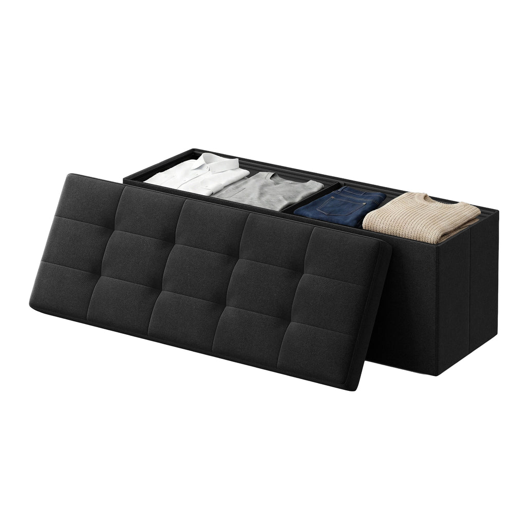 Sitzbank, Tintenschwarz für Schlafzimmer und Bett – Detailansicht 42