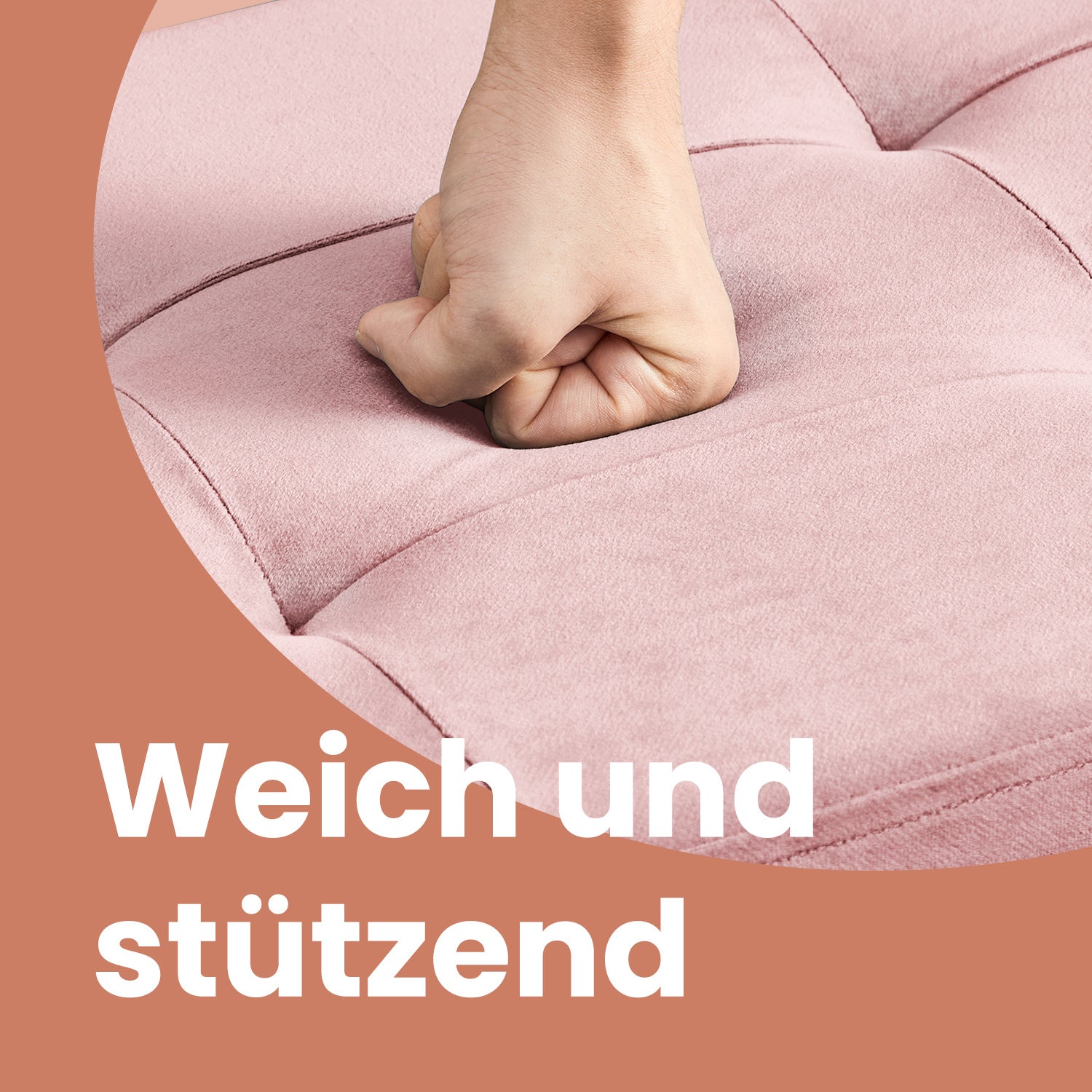 Sitzhocker, 300 kg für Schlafzimmer und Bett – Detailansicht 3