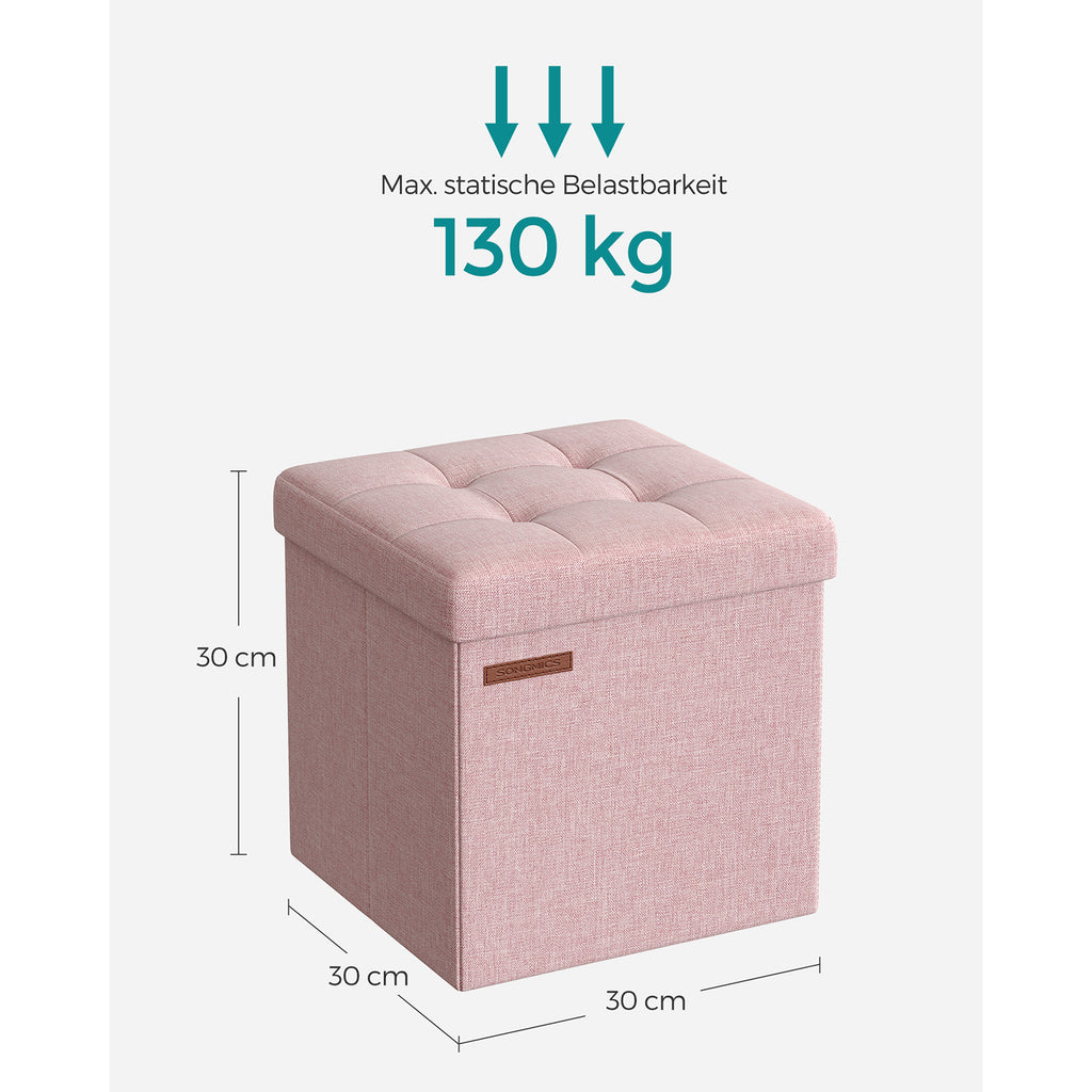 Sitzhocker mit Stauraum, 130 kg für Schlafzimmer und Bett – Detailansicht 3