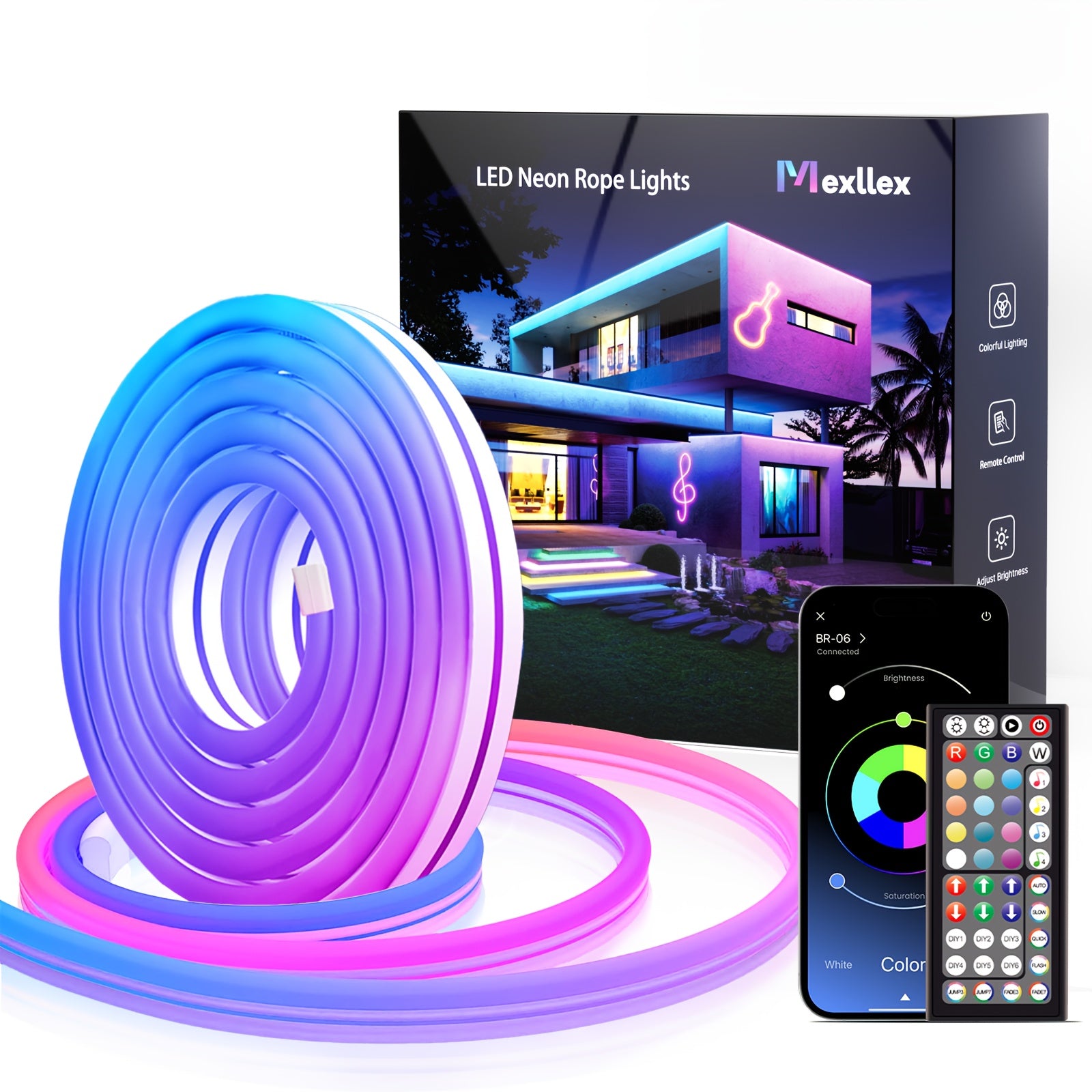 Smart-APP-LED-Lichterkette, LED-Beleuchtung für Schlafzimmer und Bett – Hauptansicht