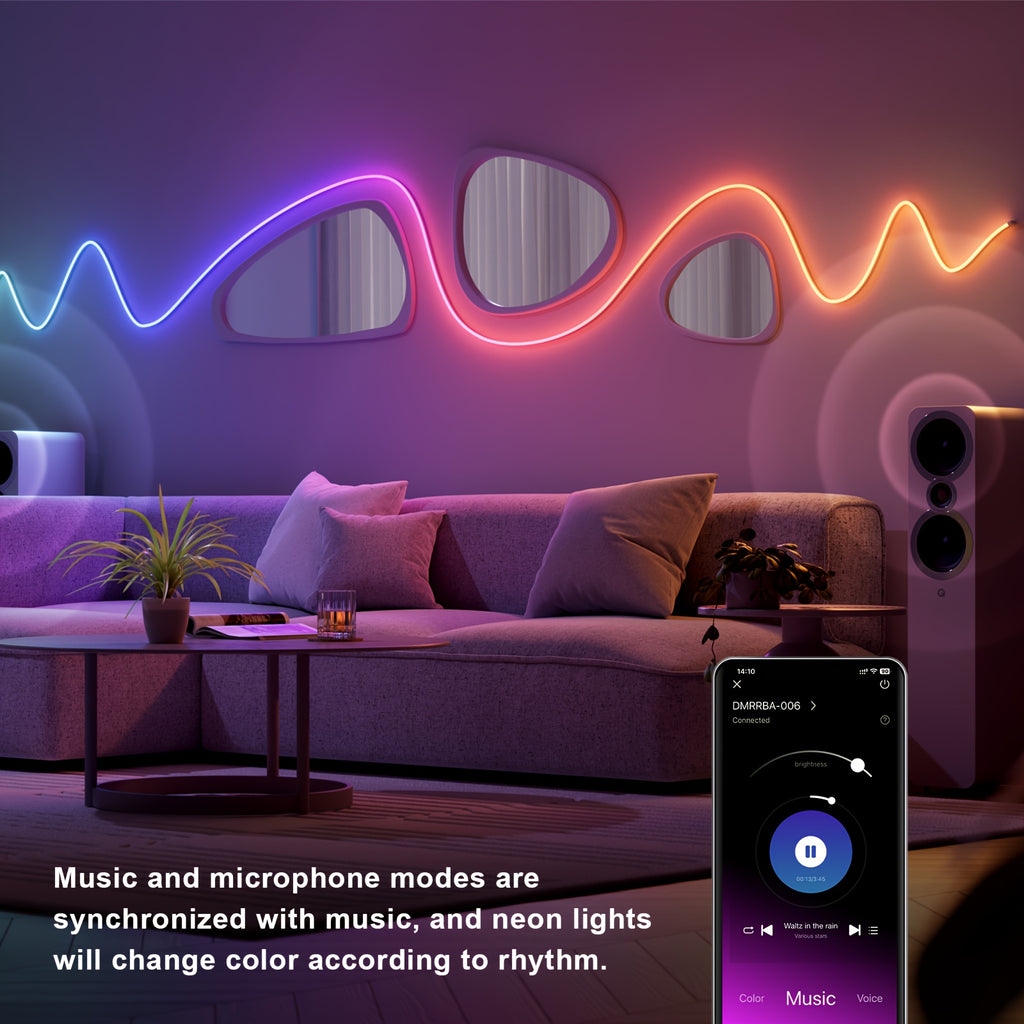 Smart-APP-LED-Lichterkette, LED-Beleuchtung für Schlafzimmer und Bett – Detailansicht 2