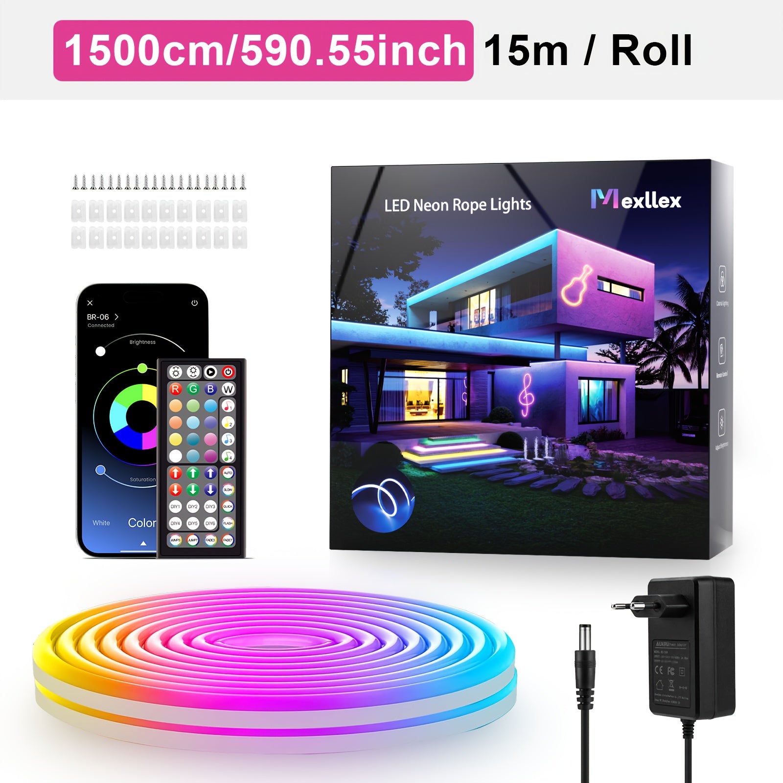 Smart-APP-LED-Lichterkette, LED-Beleuchtung für Schlafzimmer und Bett – Detailansicht 5