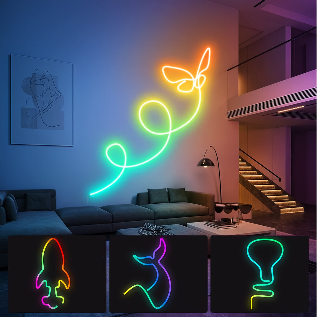 Smart-APP-LED-Lichterkette, LED-Beleuchtung für Schlafzimmer und Bett – Detailansicht 6