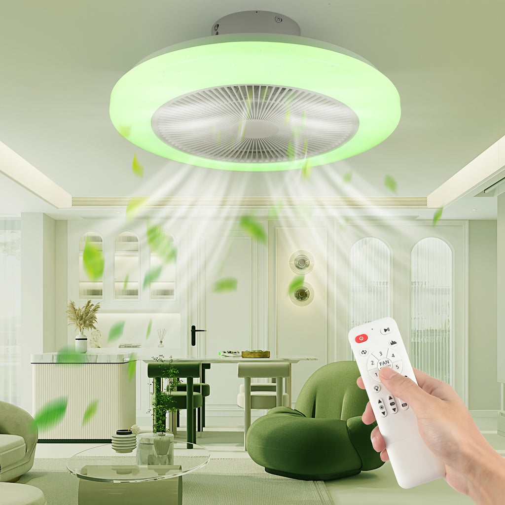 Smart Deckenventilator, weiß+ für Küche und Essbereich – Detailansicht 4