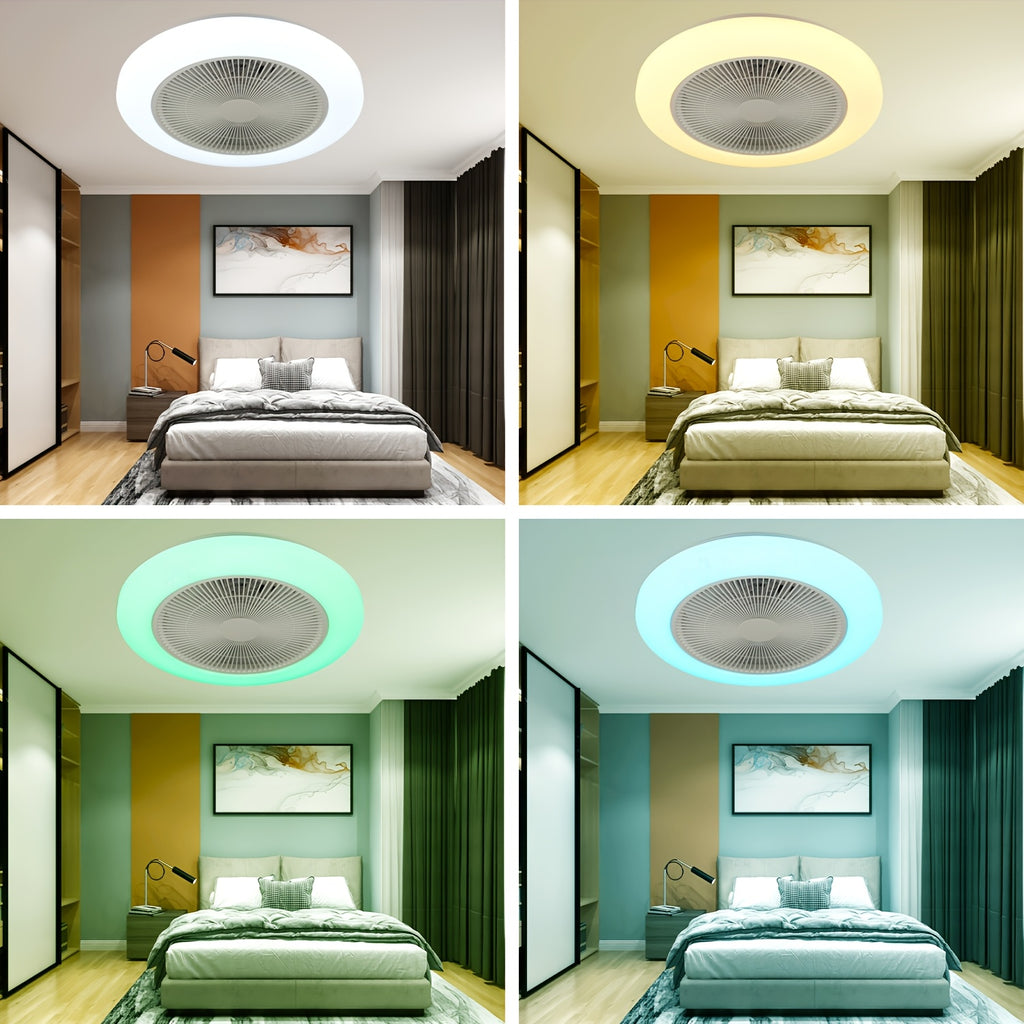 Smart Deckenventilator, weiß+ für Küche und Essbereich – Detailansicht 9