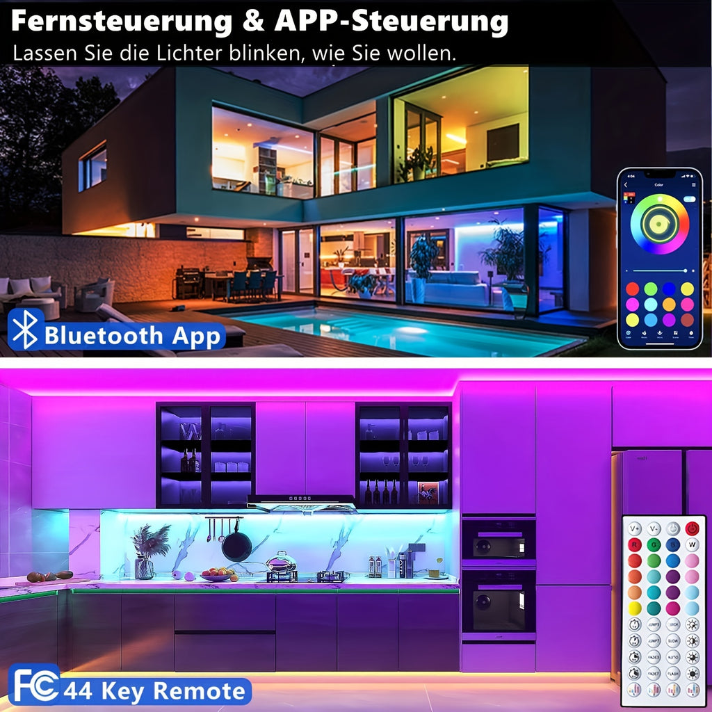 Smart LED Streifen Lichter, LED-Beleuchtung für Schlafzimmer und Bett – Hauptansicht