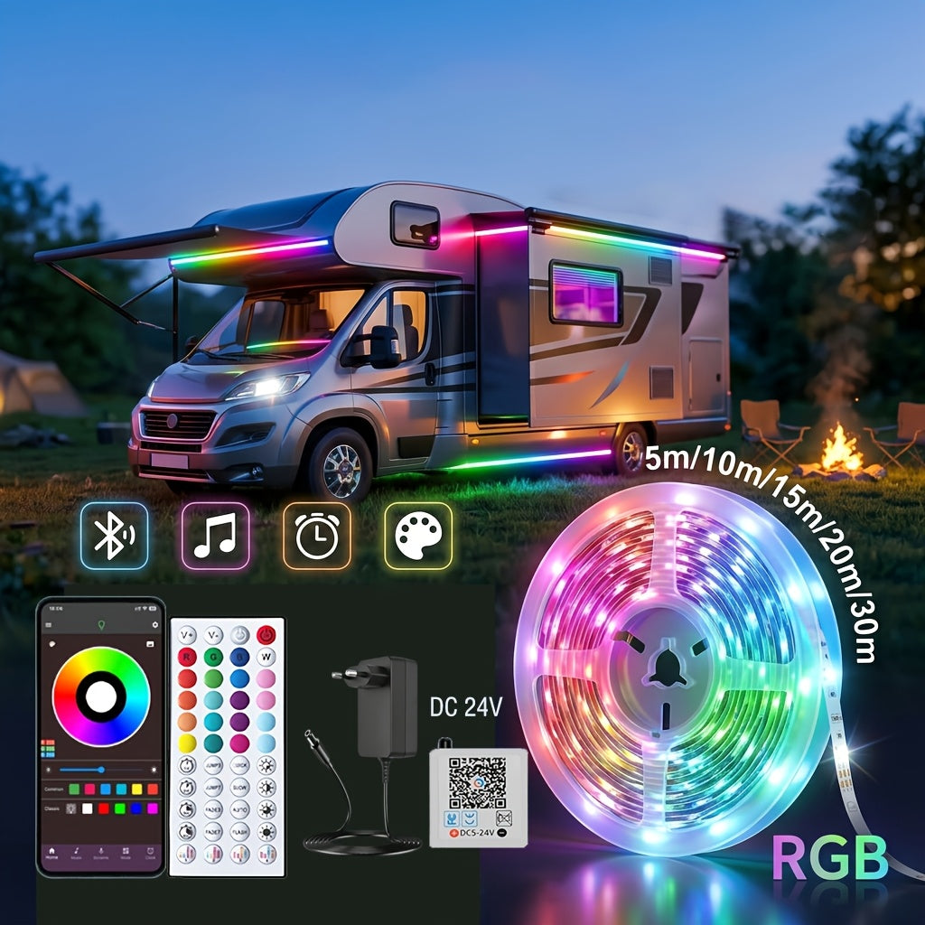 Smart LED Streifen Lichter, LED-Beleuchtung für Schlafzimmer und Bett – Detailansicht 2