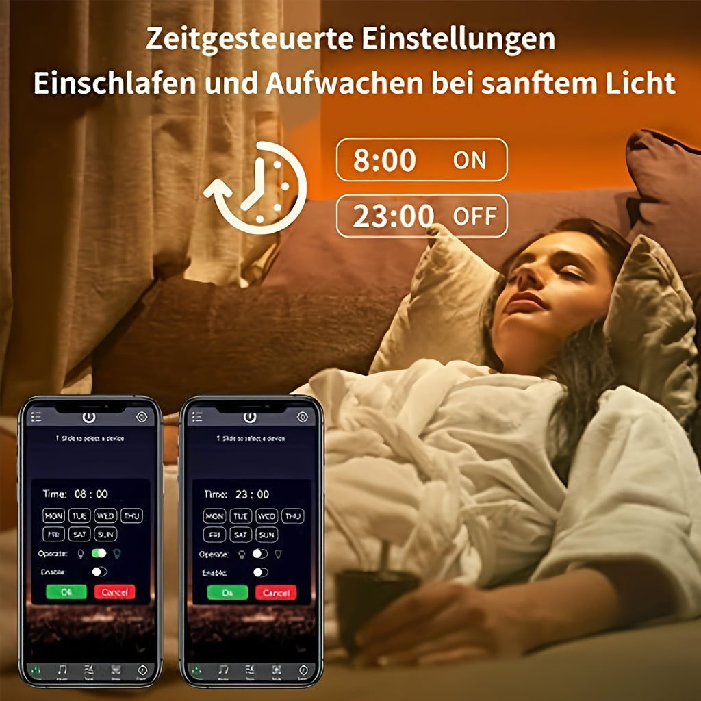 Smart LED Streifen Lichter, LED-Beleuchtung für Schlafzimmer und Bett – Detailansicht 3