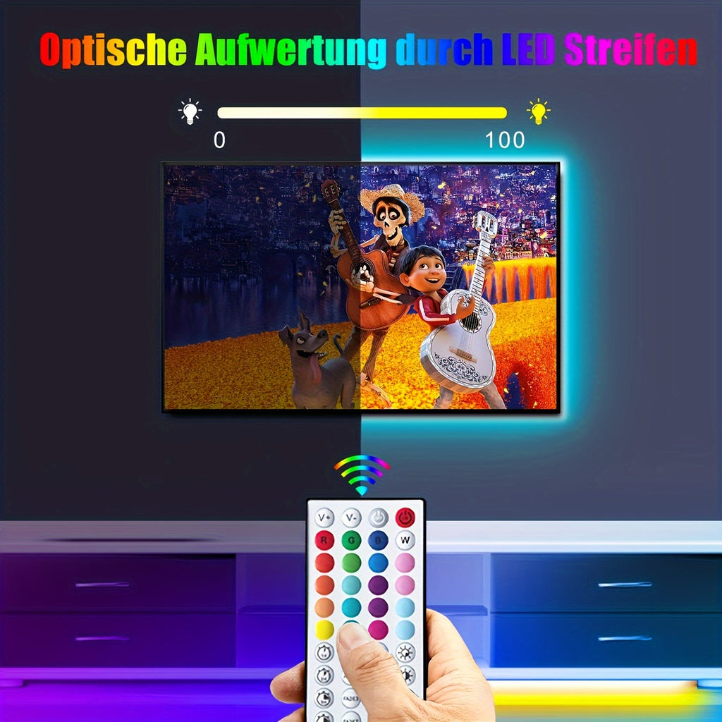 Smart LED Streifen Lichter, LED-Beleuchtung für Schlafzimmer und Bett – Detailansicht 9