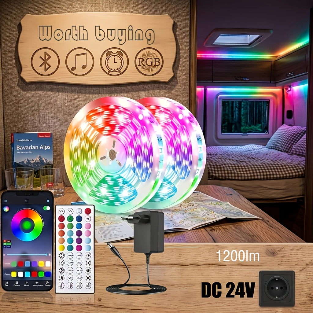 Smart LED Streifen Lichter, LED-Beleuchtung für Schlafzimmer und Bett – Detailansicht 11