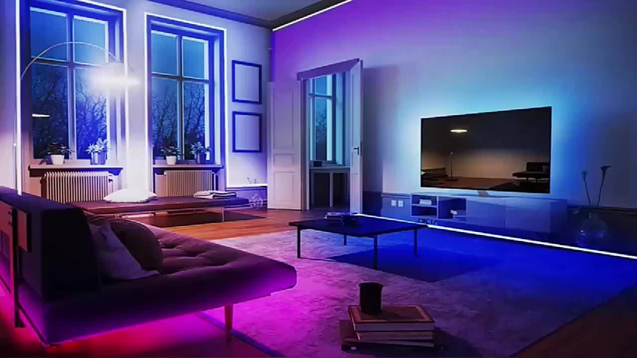 Smart LED Streifen Lichter, LED-Beleuchtung für Schlafzimmer und Bett – Detailansicht 14