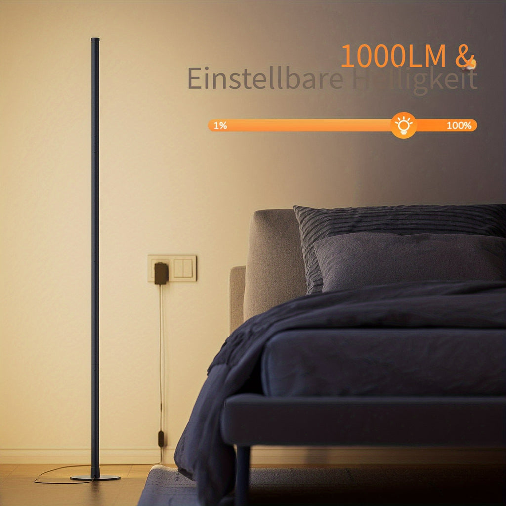 Smart RGB+ICW LED Stehlampe, LED-Beleuchtung für Schlafzimmer und Bett – Detailansicht 2
