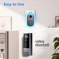 Smart-Video-Türklingel, LED-Beleuchtung für Alltag und Zuhause – Detailansicht 2