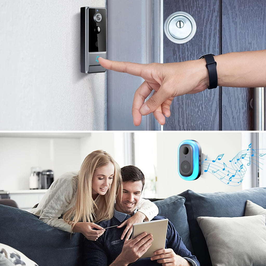 Smart-Video-Türklingel, LED-Beleuchtung für Alltag und Zuhause – Detailansicht 8
