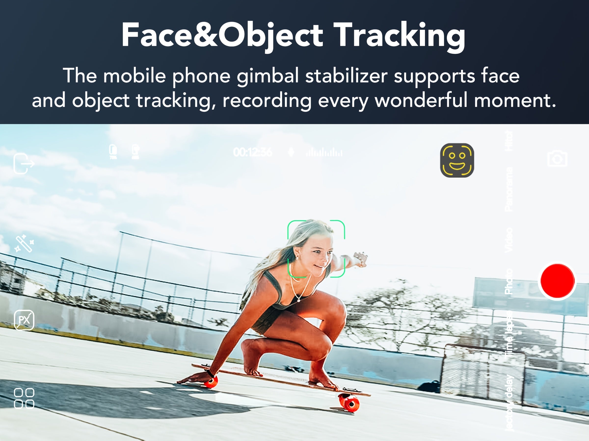 Smart X2 Handy-Stabilisator Gimbal Outdoor, faltbar für Schlafzimmer und Bett – Detailansicht 28