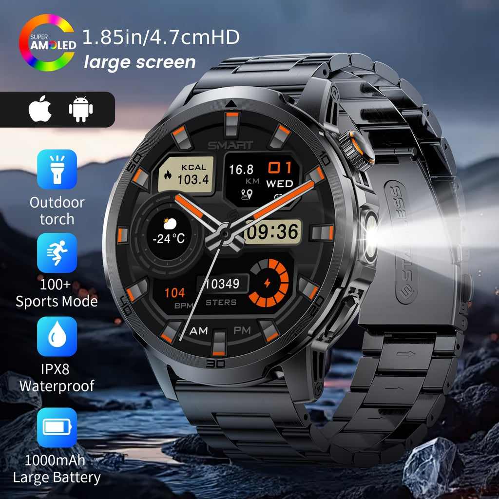 Smartwatch, 1000mAh für Android und iOS – Hauptansicht