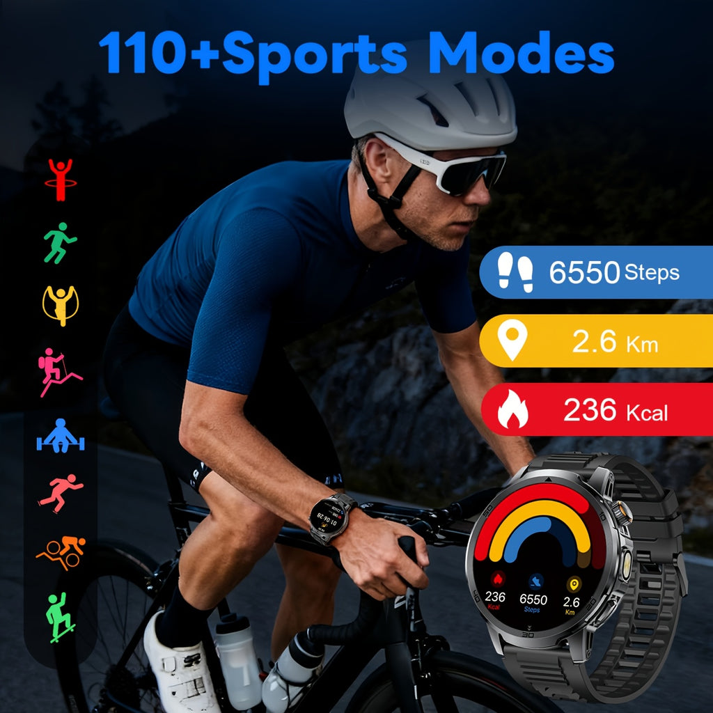 Smartwatch, 1000mAh für Android und iOS – Detailansicht 7