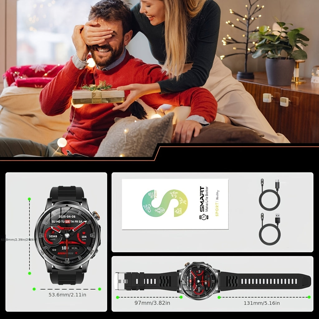 Smartwatch, 1000mAh für Android und iOS – Detailansicht 10