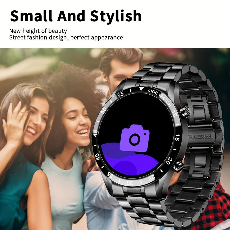 Smartwatch, 3,53 cm für Android iPhone und Männer – Detailansicht 2