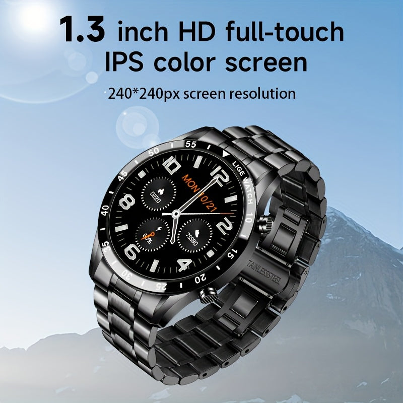 Smartwatch, 3,53 cm für Android iPhone und Männer – Detailansicht 10