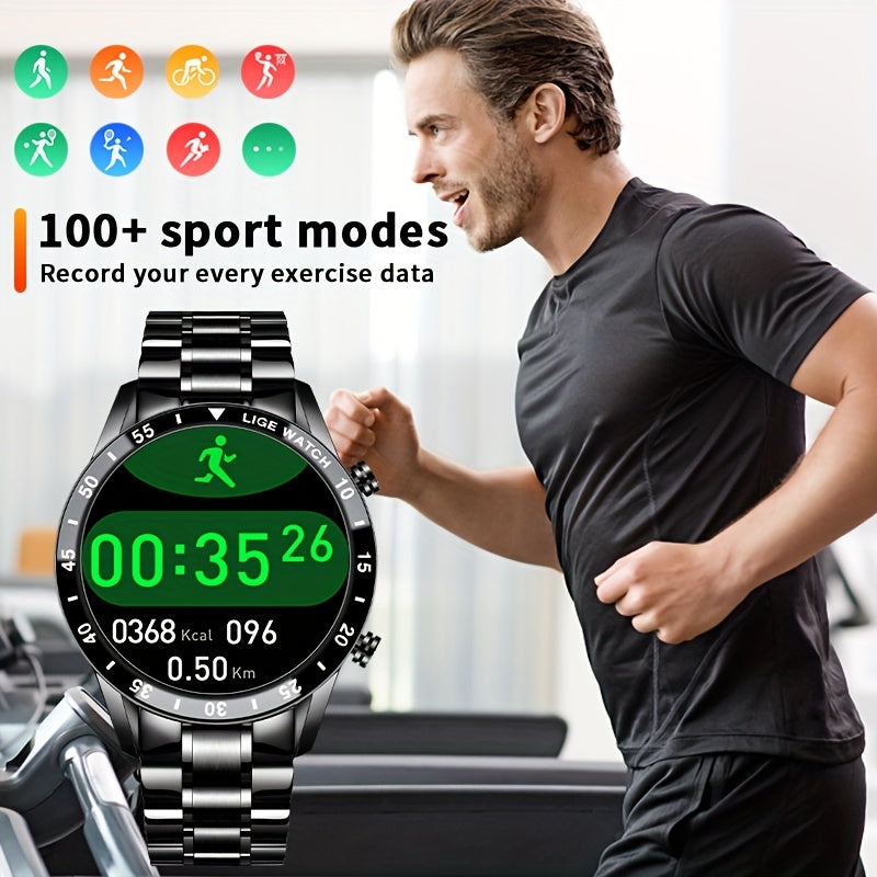 Smartwatch, 3,53 cm für Android iPhone und Männer – Detailansicht 12